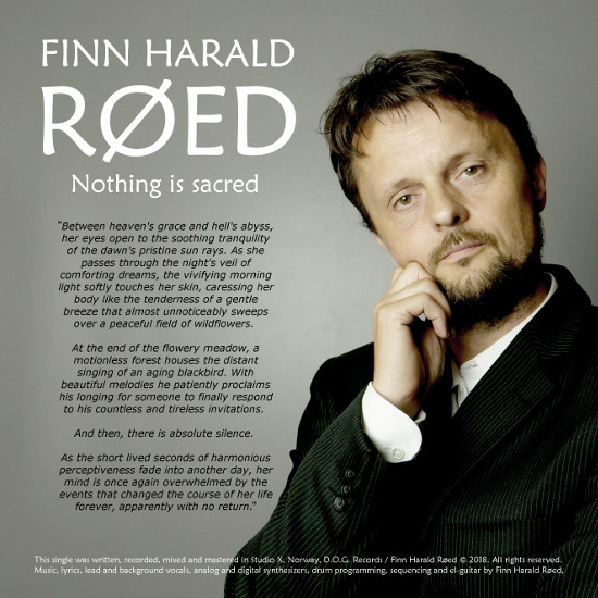 Finn Harald Røed, music single, Nothing is sacred (2018)